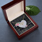 Gift To My Beautiful Girlfriend Valentine Necklace For Soulmate Anniversary Clan Lumsden Hunting Tartan Everlasting Love Necklace,valentine necklace, necklace girlfriend, necklace for wife, cute necklaces for girlfriend, jewelry for girlfriend, to my soulmate necklace, to my future wife necklace,