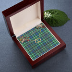 To My Beautiful Soulmate Necklace In Your Eyes I Have Found My Home Clan Graham of Montrose Ancient Tartan Forever Love Necklace Tartan Gift for Girlfriend Everlasting Love Necklace