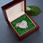 Gift To My Beautiful Girlfriend Valentine Necklace For Soulmate Anniversary Clan Tribe of Mar Tartan Everlasting Love Necklace,valentine necklace, necklace girlfriend, necklace for wife, cute necklaces for girlfriend, jewelry for girlfriend, to my soulmate necklace, to my future wife necklace,