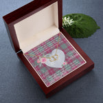 Gift To My Beautiful Girlfriend Valentine Necklace For Soulmate Anniversary Clan Crawford Ancient Tartan Everlasting Love Necklace,valentine necklace, necklace girlfriend, necklace for wife, cute necklaces for girlfriend, jewelry for girlfriend, to my soulmate necklace, to my future wife necklace,