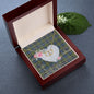 Gift To My Beautiful Girlfriend Valentine Necklace For Soulmate Anniversary Clan MacLellan Tartan Everlasting Love Necklace,valentine necklace, necklace girlfriend, necklace for wife, cute necklaces for girlfriend, jewelry for girlfriend, to my soulmate necklace, to my future wife necklace,