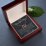 To My Beautiful Mom Necklace, Thank You For Never Ending Love From Daughter, Necklace Gift For Mom Mother's Day Everlasting Love Necklace