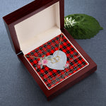 Gift To My Beautiful Girlfriend Valentine Necklace For Soulmate Anniversary Clan Ramsay Tartan Everlasting Love Necklace,valentine necklace, necklace girlfriend, necklace for wife, cute necklaces for girlfriend, jewelry for girlfriend, to my soulmate necklace, to my future wife necklace,
