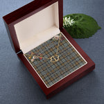 To My Beautiful Soulmate Necklace In Your Eyes I Have Found My Home Clan Gordon Weathered Tartan Forever Love Necklace Tartan Gift for Girlfriend Everlasting Love Necklace