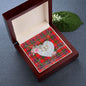 Gift To My Beautiful Girlfriend Valentine Necklace For Soulmate Anniversary Clan MacColl Tartan Everlasting Love Necklace,valentine necklace, necklace girlfriend, necklace for wife, cute necklaces for girlfriend, jewelry for girlfriend, to my soulmate necklace, to my future wife necklace,