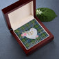 Gift To My Beautiful Girlfriend Valentine Necklace For Soulmate Anniversary Clan Newlands Tartan Everlasting Love Necklace,valentine necklace, necklace girlfriend, necklace for wife, cute necklaces for girlfriend, jewelry for girlfriend, to my soulmate necklace, to my future wife necklace,