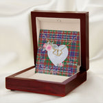 Scotstee Shop - To My Beautiful Girlfriend Valentine Necklace Clan Adam Ancient Tartan Gift for Girlfriend Everlasting Love Necklace