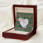 Gift To My Beautiful Girlfriend Valentine Necklace For Soulmate Anniversary Clan Gray Tartan Everlasting Love Necklace