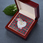 Gift To My Beautiful Girlfriend Valentine Necklace For Soulmate Anniversary Clan Fraser of Altyre Tartan Everlasting Love Necklace