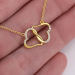 Scotstee Shop - To My Beautiful Girlfriend Valentine Necklace Clan Adam Ancient Tartan Gift for Girlfriend Everlasting Love Necklace