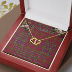 To My Beautiful Soulmate Necklace In Your Eyes I Have Found My Home Clan Lumsden Modern Tartan Everlasting Love Necklace