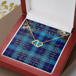 To My Beautiful Soulmate Necklace In Your Eyes I Have Found My Home Clan McKerrell Tartan Forever Love Necklace Tartan Gift for Girlfriend Everlasting Love Necklace