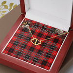 To My Beautiful Soulmate Necklace In Your Eyes I Have Found My Home Clan Cunningham Modern Tartan Everlasting Love Necklace