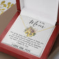 To My Mom - I Love You Mom, Mother's Day Necklace, Mother's Day Everlasting Love Necklace