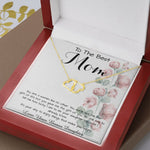 To Mom - From Bonus Daughter - Woman Like No Other Mother's Day Necklace, Mother's Day Everlasting Love Necklace