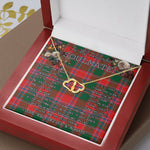 To My Beautiful Soulmate Necklace In Your Eyes I Have Found My Home Clan Dalzell Tartan Forever Love Necklace Tartan Gift for Girlfriend Everlasting Love Necklace
