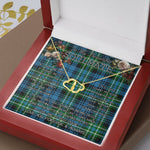 To My Beautiful Soulmate Necklace In Your Eyes I Have Found My Home Clan Arbuthnott Hunting Tartan Everlasting Love Necklace