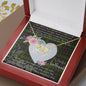 Gift To My Beautiful Girlfriend Valentine Necklace For Soulmate Anniversary Clan Hall Tartan Everlasting Love Necklace