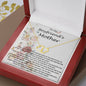 Mother-In-Law Necklace, To My Boyfriend's Mom Gift, Future Mother-In-Law Necklace, Mother's Day Everlasting Love Necklace