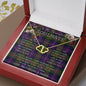 To My Beautiful Soulmate Necklace In Your Eyes I Have Found My Home Clan Cameron Of Erracht Modern Tartan Everlasting Love Necklace