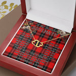 To My Beautiful Soulmate Necklace In Your Eyes I Have Found My Home Clan Ramsay Modern Tartan Forever Love Necklace Tartan Gift for Girlfriend Everlasting Love Necklace