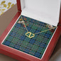 To My Beautiful Soulmate Necklace In Your Eyes I Have Found My Home Clan MacCallum Ancient Tartan Forever Love Necklace Tartan Gift for Girlfriend Everlasting Love Necklace