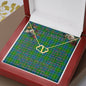 To My Beautiful Soulmate Necklace In Your Eyes I Have Found My Home Clan Johnston Tartan Everlasting Love Necklace