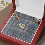 To My Beautiful Soulmate Necklace In Your Eyes I Have Found My Home Clan Tweedie Tartan Everlasting Love Necklace
