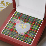 Scotstee Shop - To My Beautiful Girlfriend Valentine Necklace Clan Dundee Tartan Gift for Girlfriend Everlasting Love Necklace