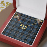 To My Beautiful Soulmate Necklace In Your Eyes I Have Found My Home Clan Clergy Blue Tartan Everlasting Love Necklace