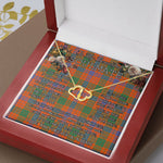 To My Beautiful Soulmate Necklace In Your Eyes I Have Found My Home Clan Ross Ancient Tartan Forever Love Necklace Tartan Gift for Girlfriend Everlasting Love Necklace