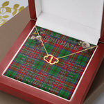 To My Beautiful Soulmate Necklace In Your Eyes I Have Found My Home Clan McCulloch Tartan Forever Love Necklace Tartan Gift for Girlfriend Everlasting Love Necklace