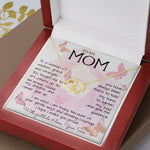 To My Mom Necklace To A Woman Of Wisdom Mother's Day Gift For Mom From Son Mother's Day Everlasting Love Necklace