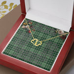 To My Beautiful Soulmate Necklace In Your Eyes I Have Found My Home Clan MacDonald Lord Of The Isles Tartan Everlasting Love Necklace