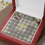 To My Beautiful Soulmate Necklace In Your Eyes I Have Found My Home Clan Grant of Auchnarrow Tartan Forever Love Necklace Tartan Gift for Girlfriend Everlasting Love Necklace
