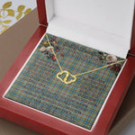 To My Beautiful Soulmate Necklace In Your Eyes I Have Found My Home Clan Balfour Tartan Everlasting Love Necklace