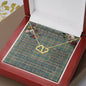 To My Beautiful Soulmate Necklace In Your Eyes I Have Found My Home Clan Balfour Tartan Everlasting Love Necklace
