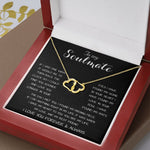 To My Soulmate - You Are My Life, My Love, And My Best Friend Mother's Day Necklace Mother's Day Everlasting Love Necklace