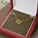 To My Beautiful Soulmate Necklace In Your Eyes I Have Found My Home Clan Scott Brown Modern Tartan Everlasting Love Necklace
