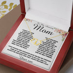To my Amazing Mom Gift From Son Mother's Day Necklace, Mother's Day Everlasting Love Necklace