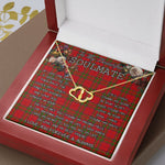 To My Beautiful Soulmate Necklace In Your Eyes I Have Found My Home Clan Drummond Tartan Forever Love Necklace Tartan Gift for Girlfriend Everlasting Love Necklace