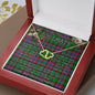 To My Beautiful Soulmate Necklace In Your Eyes I Have Found My Home Clan McGeachie Tartan Forever Love Necklace Tartan Gift for Girlfriend Everlasting Love Necklace