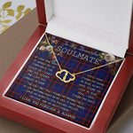 To My Beautiful Soulmate Necklace In Your Eyes I Have Found My Home Clan Wedderburn Tartan Everlasting Love Necklace