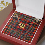 To My Beautiful Soulmate Necklace In Your Eyes I Have Found My Home Clan Denniston Orginal Tartan Forever Love Necklace Tartan Gift for Girlfriend Everlasting Love Necklace