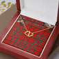 To My Beautiful Soulmate Necklace In Your Eyes I Have Found My Home Clan MacDonell Of Keppoch Modern Tartan Forever Love Necklace Tartan Gift for Girlfriend Everlasting Love Necklace