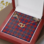 To My Beautiful Soulmate Necklace In Your Eyes I Have Found My Home Clan Graham of Menteith Red Tartan Forever Love Necklace Tartan Gift for Girlfriend Everlasting Love Necklace