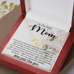 Mom Necklace, Best Mother's Day Gift - To My Mom Best Necklace, Mother's Day Everlasting Love Necklace