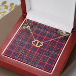 To My Beautiful Soulmate Necklace In Your Eyes I Have Found My Home Clan Galloway Red Tartan Forever Love Necklace Tartan Gift for Girlfriend Everlasting Love Necklace