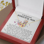 Mom Necklace, Mother-In-Law Necklace, To My Boyfriend's Mom Gift Necklace, Mother's Day Everlasting Love Necklace