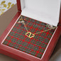 To My Beautiful Soulmate Necklace In Your Eyes I Have Found My Home Clan Drummond Of Perth Tartan Forever Love Necklace Tartan Gift for Girlfriend Everlasting Love Necklace